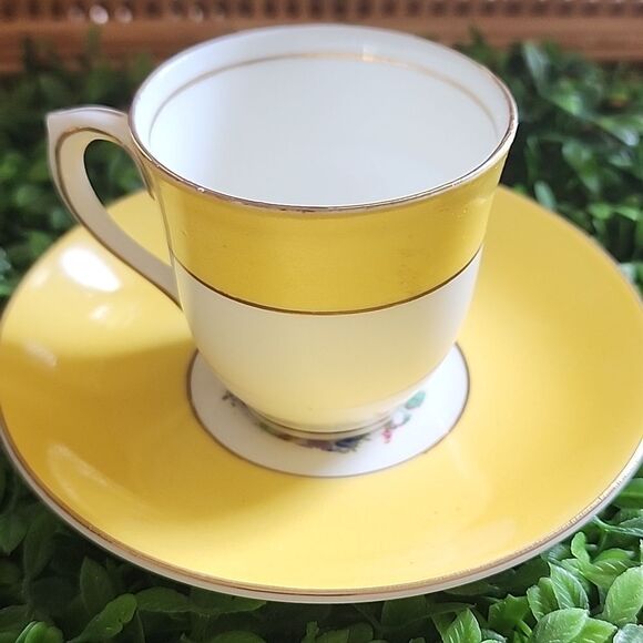 Colclough China Genuine Bone china Made In England Demitasse Cup & Saucer - Picture 5 of 9